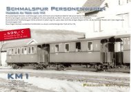 Schmalspur Personenwagen - KM1 Modellbau