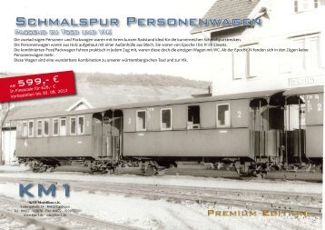 Schmalspur Personenwagen - KM1 Modellbau