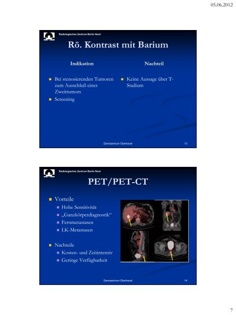 MRT in der Diagnostik und prognostischen Aussage