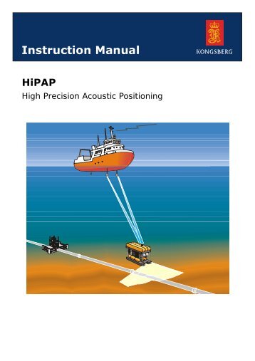 Instruction manual, HiPAP - Kongsberg Maritime