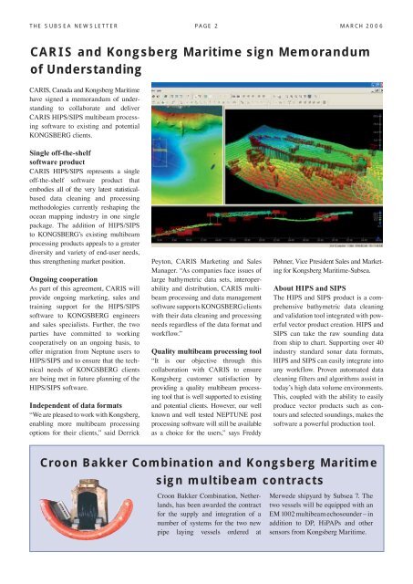 March 2006 - Kongsberg Maritime