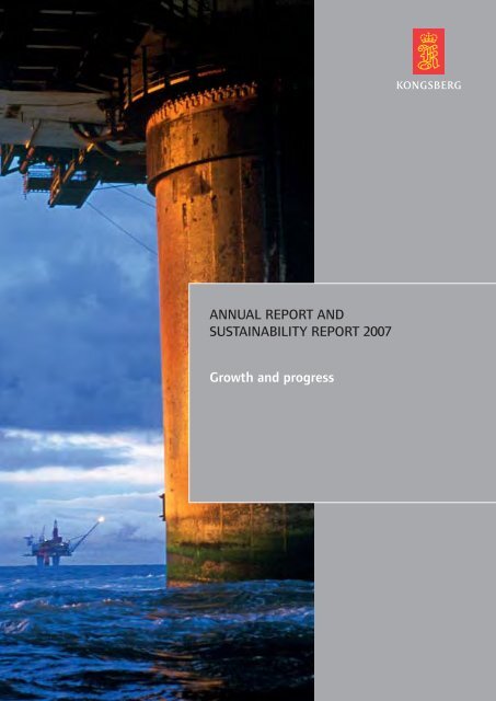 Report - Kongsberg Gruppen 2007 - Kongsberg Maritime ...