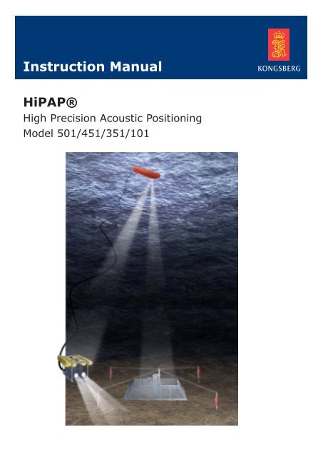 Instruction manual, HiPAP model 501/451/351/101 - Kongsberg ...