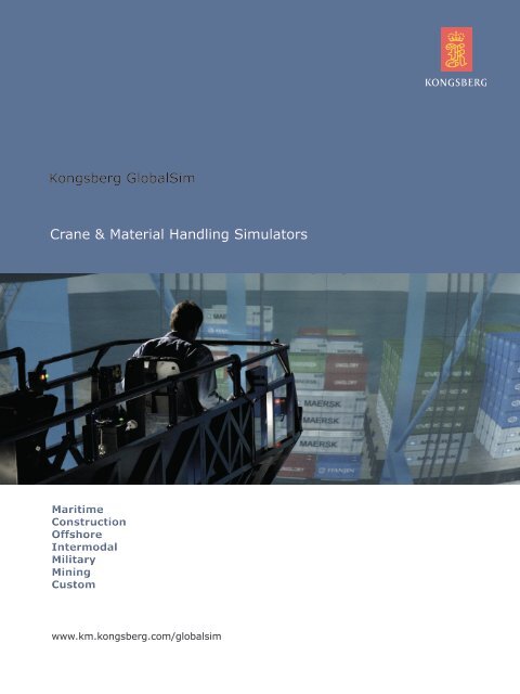 Brochure - Kongsberg GlobalSim - Kongsberg Maritime