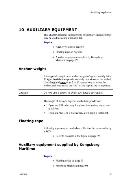 Instruction manual, SPT and MPT 31x series transponders