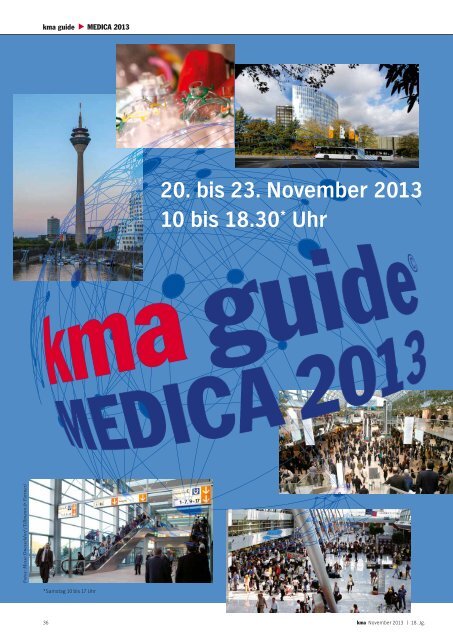 kma guide MEDICA 2013 - kma Online