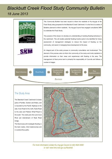 Blackbutt Creek Flood Study Community Bulletin - Ku-ring-gai Council