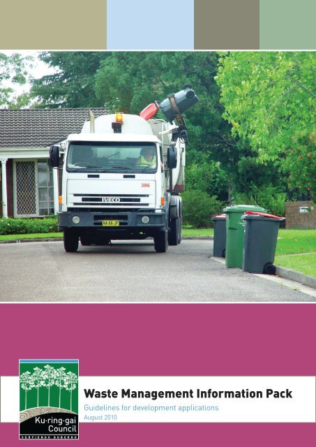 Waste Management Information Pack Ku Ring Gai Council