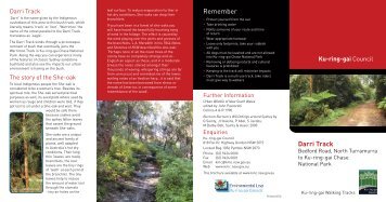 Darri Walking Track Guide (pdf. 3MB) - Ku-ring-gai Council