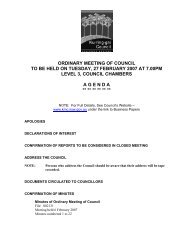 27 February 2007 - Ordinary Meeting of Council (pdf. 14MB)