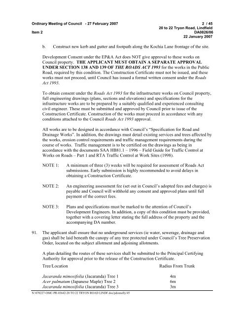 27 February 2007 - Ordinary Meeting of Council (pdf. 14MB)