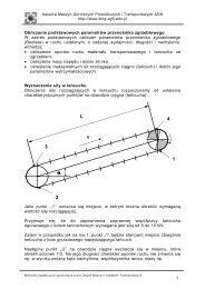 Algorytm obliczeÅ metodÄ obwiedniowÄ - kmg.agh.edu.pl - AGH