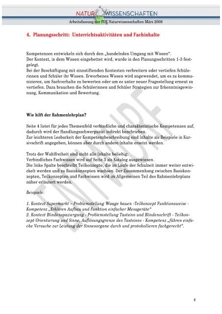 U 2.2.3 Lehrplan konkret Planungsschritte 02.pdf - KMK-Projekt ...