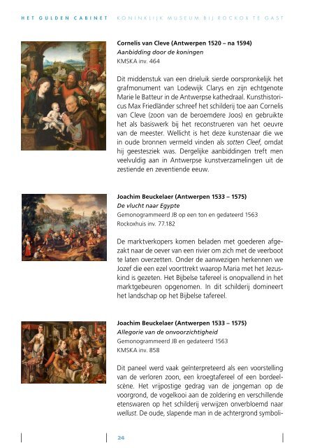 bezoekersgids bij de tentoonstelling (PDF, 3,42 MB) - Koninklijk ...