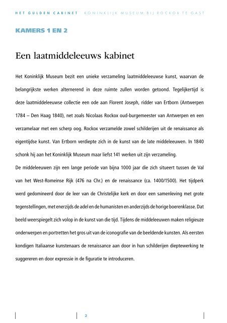 bezoekersgids bij de tentoonstelling (PDF, 3,42 MB) - Koninklijk ...