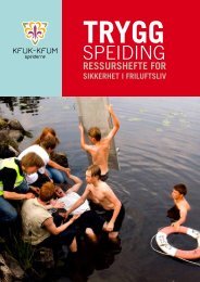 Trygg speiding - KFUK-KFUM-speiderne