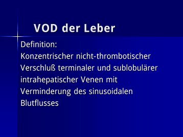 VOD der Leber