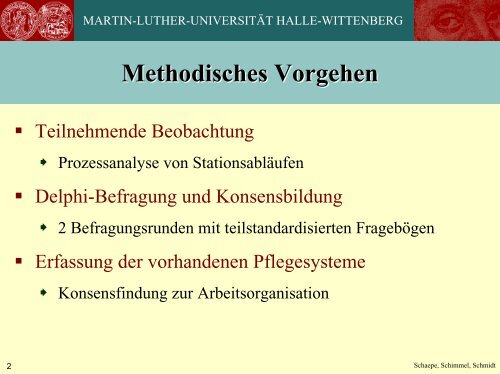 Entwicklung eines multidisziplinären Konzepts für ... - KMT / SZT AG