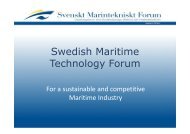 Swedish Maritime Technology Forum