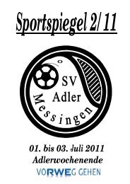 A- Jugend - SV Adler Messingen 1922