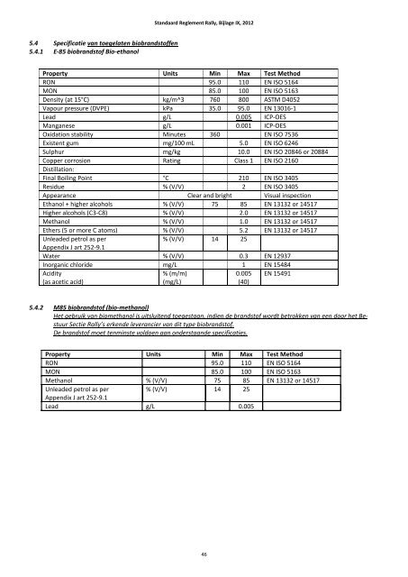 Reglement Rally 2012 - Knaf