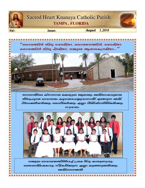 tampa , florida - Knanaya Catholic Region