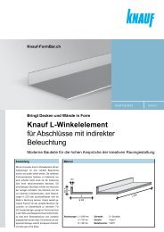 Knauf L-Winkelelement fÃ¼r AbschlÃ¼sse mit ... - Knauf FormBar