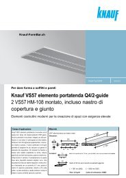 Knauf VS57 elemento portatenda Q4/2-guide 2 ... - Knauf FormBar