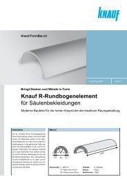 Knauf R-Rundbogenelement fÃ¼r SÃ¤ulenbekleidungen - Knauf FormBar