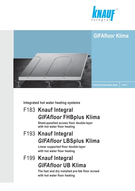 Gifafloor Ti Klima F183 F193 F199 Bei Knauf Integral