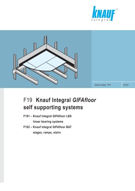 F19 Knauf Integral GIFAfloor self supporting ... - bei Knauf Integral