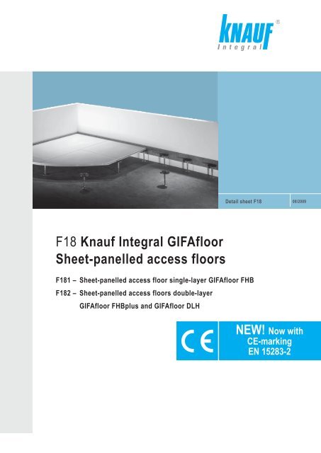 Knauf GIFAfloor DLH 25mm Boards With 10mm WF Acoustic BoardBacking 600 X 1200 