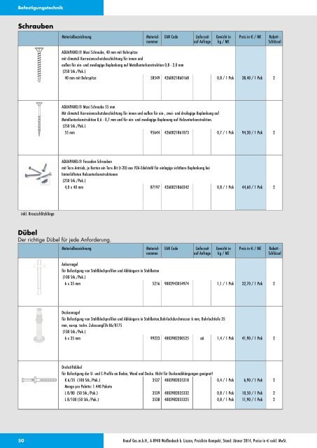 Knauf Preisliste Kompakt, Jänner 2014 2869 KB - Knauf Österreich