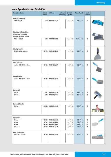 Knauf Preisliste Kompakt, Jänner 2014 2869 KB - Knauf Österreich