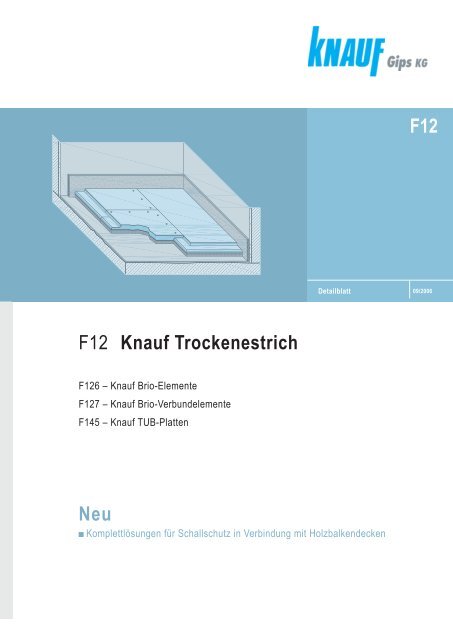 F12 Knauf Trockenestrich Neu F12 - Knauf AG