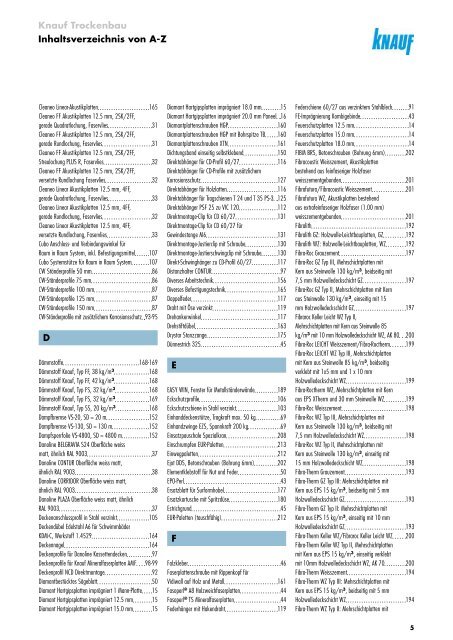 Knauf Preisliste 2012