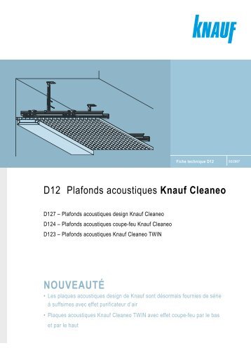 D12 Knauf Cleaneo Akustik Decken - Knauf AG