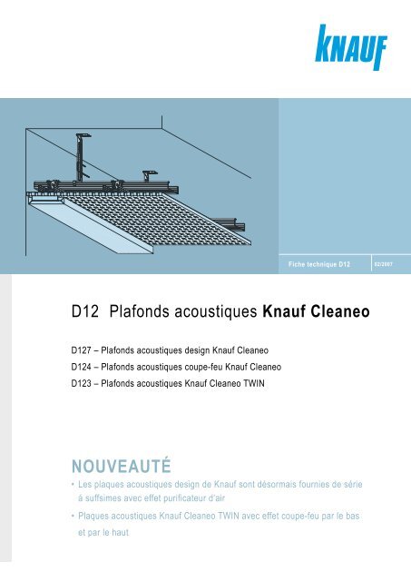 D12 Knauf Cleaneo Akustik Decken - Knauf AG
