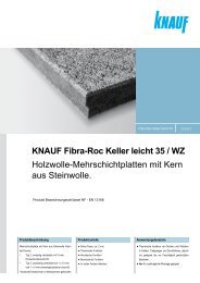 KNAUF Fibra-Roc Keller leicht 35 / WZ Holzwolle ... - Knauf AG
