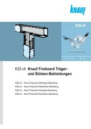 K25.ch Knauf Fireboard TrÃ¤ger- und StÃ¼tzen ... - Knauf AG
