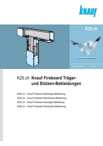 K25.ch Knauf Fireboard TrÃ¤ger- und StÃ¼tzen ... - Knauf AG