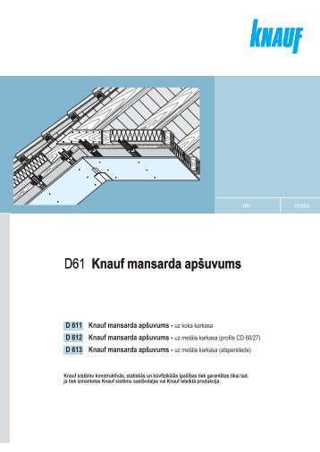 SistÄmu buklets D61 - Knauf