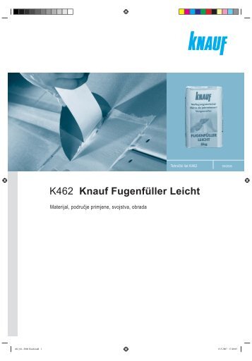 K462 Fugenfuller leicht - Knauf