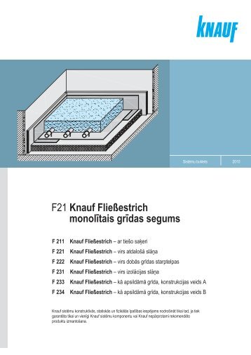 SistÄmu buklets F21 - Knauf