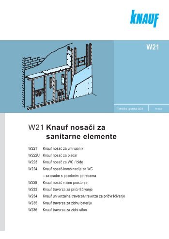 W21 Knauf sanitarni ugradni elementi