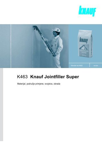 K463 Knauf Jointfiller Super