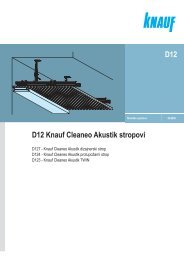 D12 Akustični stropovi - Knauf