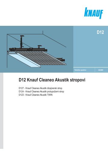 D12 Akustični stropovi - Knauf