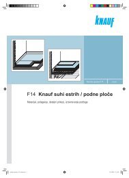 F14 Knauf suhi estrih / podne ploće