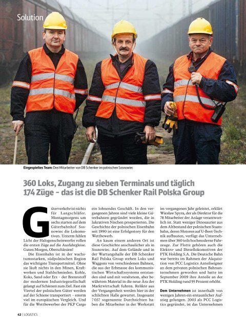 Go for Growth« gibt DB Schenker Logistics Gas